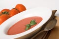 Tomato soup with basil