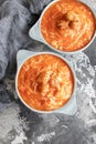 Tomato soup with noodles and meatballs Royalty Free Stock Photo