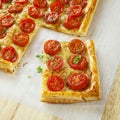 Tomato Tart Royalty Free Stock Photo