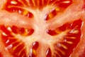 Tomato texture as a background. A close shot of a Tomato . Macro photo. Tomato . Close-up Royalty Free Stock Photo