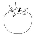 Tomato vegetable icon image design Royalty Free Stock Photo