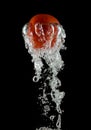 Tomato in water