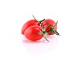 Tomato on a white background. Royalty Free Stock Photo