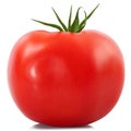 Tomato on white background