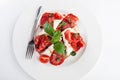 Tomato white cheese salad