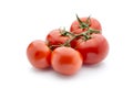 Tomato on the white isolatd background. Royalty Free Stock Photo