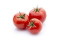 Tomato on the white isolatd background. Royalty Free Stock Photo