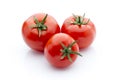 Tomato on the white isolatd background. Royalty Free Stock Photo