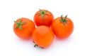 Tomato on the white isolatd background Royalty Free Stock Photo