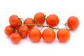 Tomato on the white isolatd background. Royalty Free Stock Photo