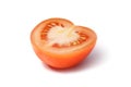 Tomatoe isolated on white Royalty Free Stock Photo