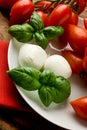 Tomatoe Mozzarella Salad Royalty Free Stock Photo