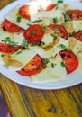 Tomatoe and Mozzarella Royalty Free Stock Photo