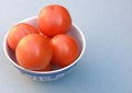 Tomatoes in Bowl Royalty Free Stock Photo