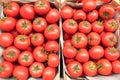 Tomatoes Crates Top Royalty Free Stock Photo