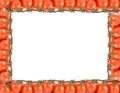 Tomatoes frame Royalty Free Stock Photo