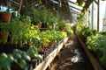 Tomatoes greenhouse, Industrial greenhouse to grow tomatoes