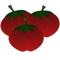 Tomatoes help nourish the skin to be moisturized, bright,