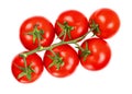 Tomatoes isolate on white background with clipping path.