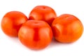 Tomatoes isolated on white background close up Royalty Free Stock Photo