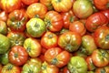 Tomatoes in market raff tomato vegetable Royalty Free Stock Photo