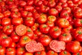 Tomatoes from Mediterranean stacked Royalty Free Stock Photo