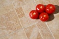 Tomatoes Outdoors in Bright Sunny Afternoon Royalty Free Stock Photo