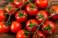 Tomatoes pachino - cherry tomatoes Royalty Free Stock Photo