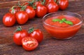Tomatoes paste Royalty Free Stock Photo