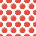 Tomatoes seamless pattern