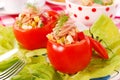 Tomatoes stuffed with tuna salad