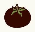 Tomatoes. Vector drawing icon sign Royalty Free Stock Photo