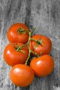 Tomatoes on the vine