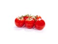 Tomatoes on white background Royalty Free Stock Photo