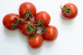 Tomatoes in white background Royalty Free Stock Photo