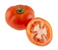 tomatos isolated on white Royalty Free Stock Photo