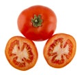 tomatos isolated on white Royalty Free Stock Photo