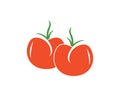 Tomatto fruit logo vector template Royalty Free Stock Photo