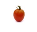 a tomatto isolated on white background. Raw vegetable fruit fresh Royalty Free Stock Photo