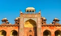 Tomb of Akbar the Great at Sikandra Fort in Agra, India Royalty Free Stock Photo