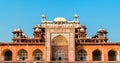 Tomb of Akbar the Great at Sikandra Fort in Agra, India Royalty Free Stock Photo