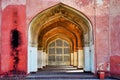 Tomb of Akbar the Great at Sikandra Fort in Agra, Uttar Pradesh, India Royalty Free Stock Photo