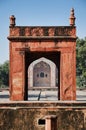 Tomb of Akbar the Great at Sikandra Fort in Agra, Uttar Pradesh, India Royalty Free Stock Photo