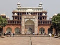 Tomb of Akbar at Sikandra near Agra - India Royalty Free Stock Photo