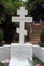 Tomb of Alexej von Jawlensky in Wiesbaden, Germany.