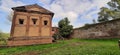 Tomb of Annia Regilla-Temple of the Redicolo God in the Caffarella Park to Rome in Italy.