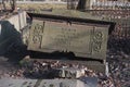 Tomb of a baby.. Scottish of XIX century - St. Petersburg, Russia