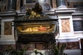 Tomb in the Basilica of Santa Maria Maggiori in Rome Italy Royalty Free Stock Photo