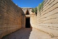 the tomb called the treasure of Atreus in Mycenae