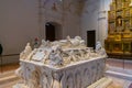 The tomb of Cardinal Cisneros in Alcala de Henares Royalty Free Stock Photo